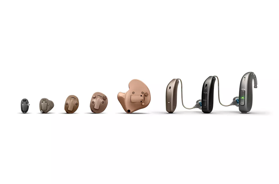  Range of Hearing aids